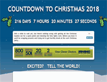 Tablet Screenshot of countdowntochristmas.co.uk